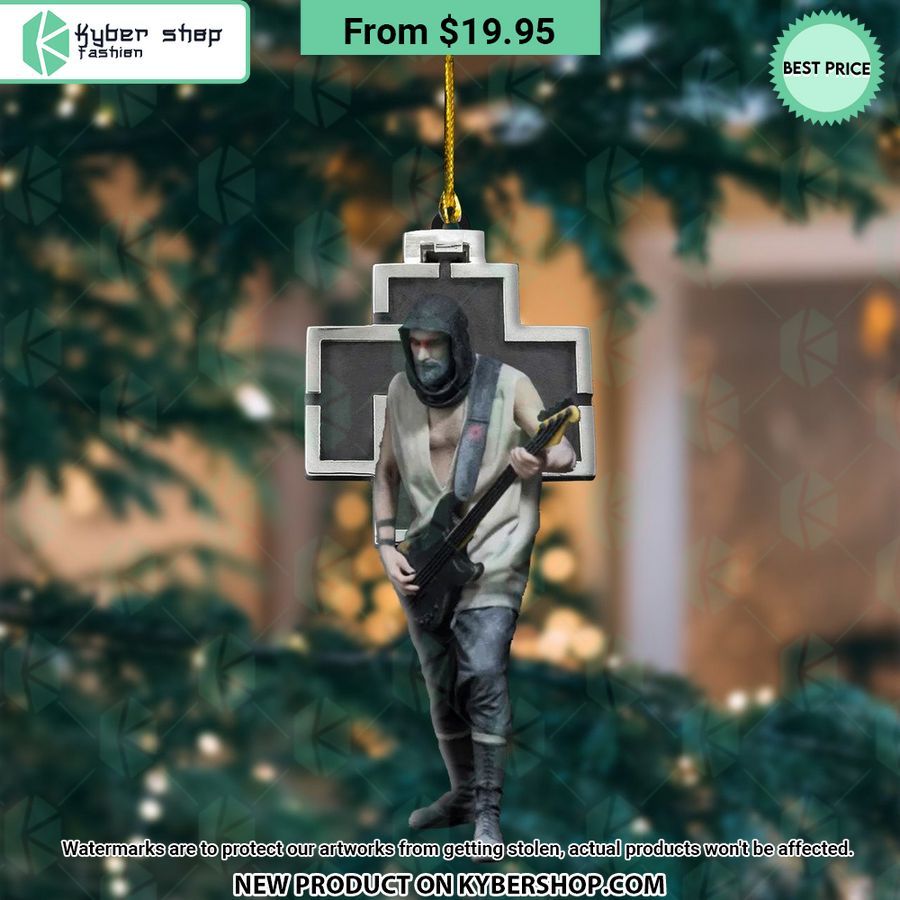 Oliver Riedel Rammstein Christmas Ornament