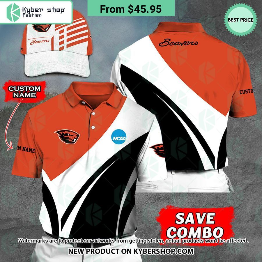 Oregon State Beavers CUSTOM Polo Shirt, Cap