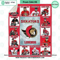 Ottawa Senators Legends Fleece Blanket