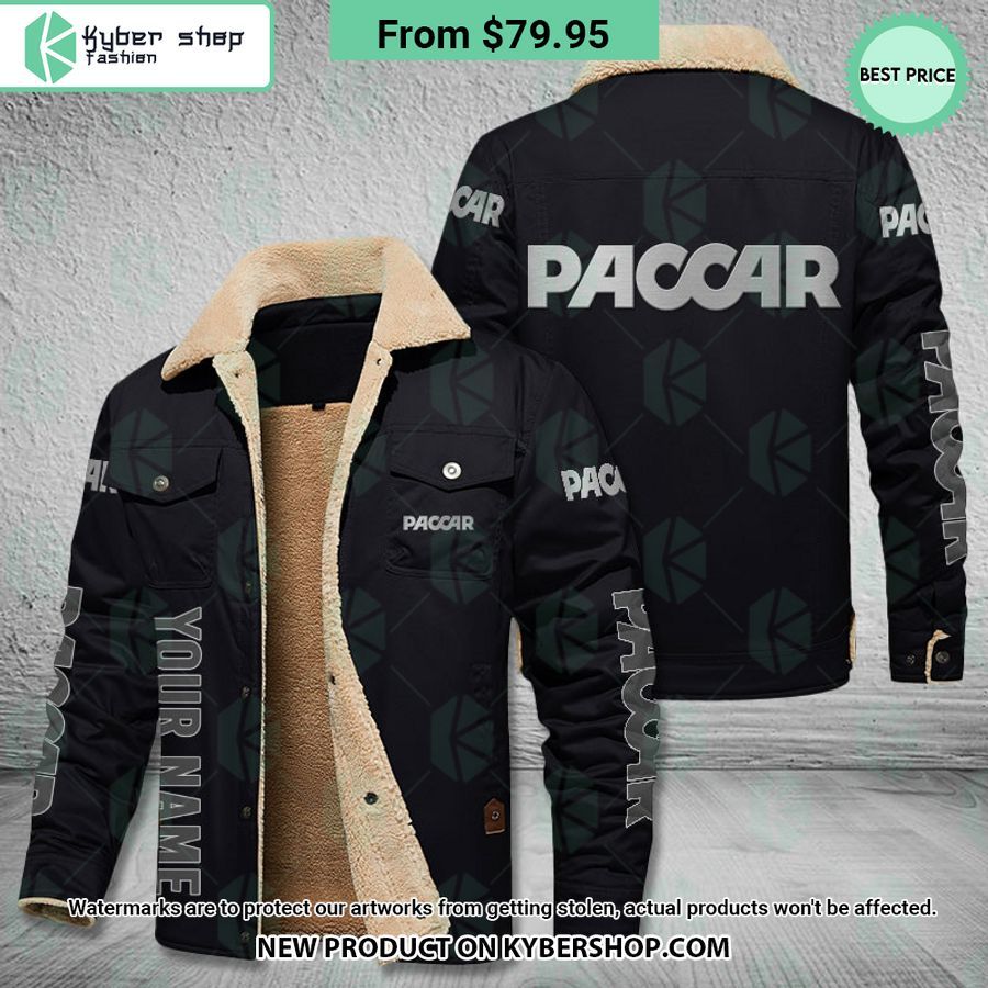 Paccar CUSTOM Fleece Leather Jacket