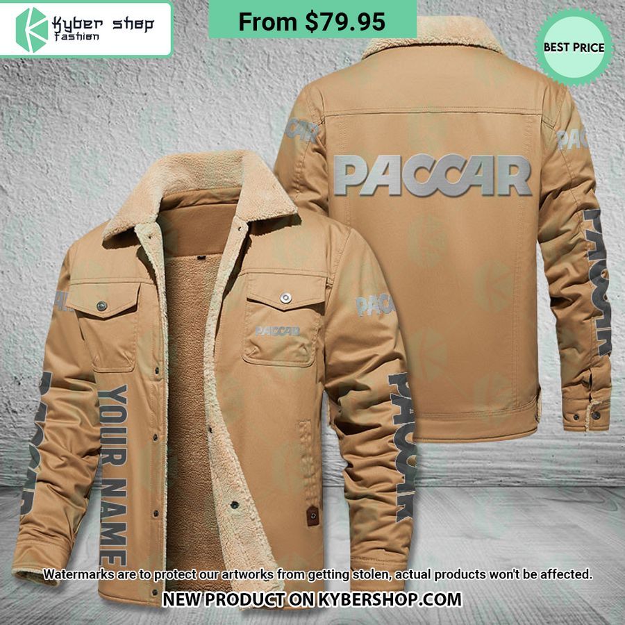 Paccar CUSTOM Fleece Leather Jacket
