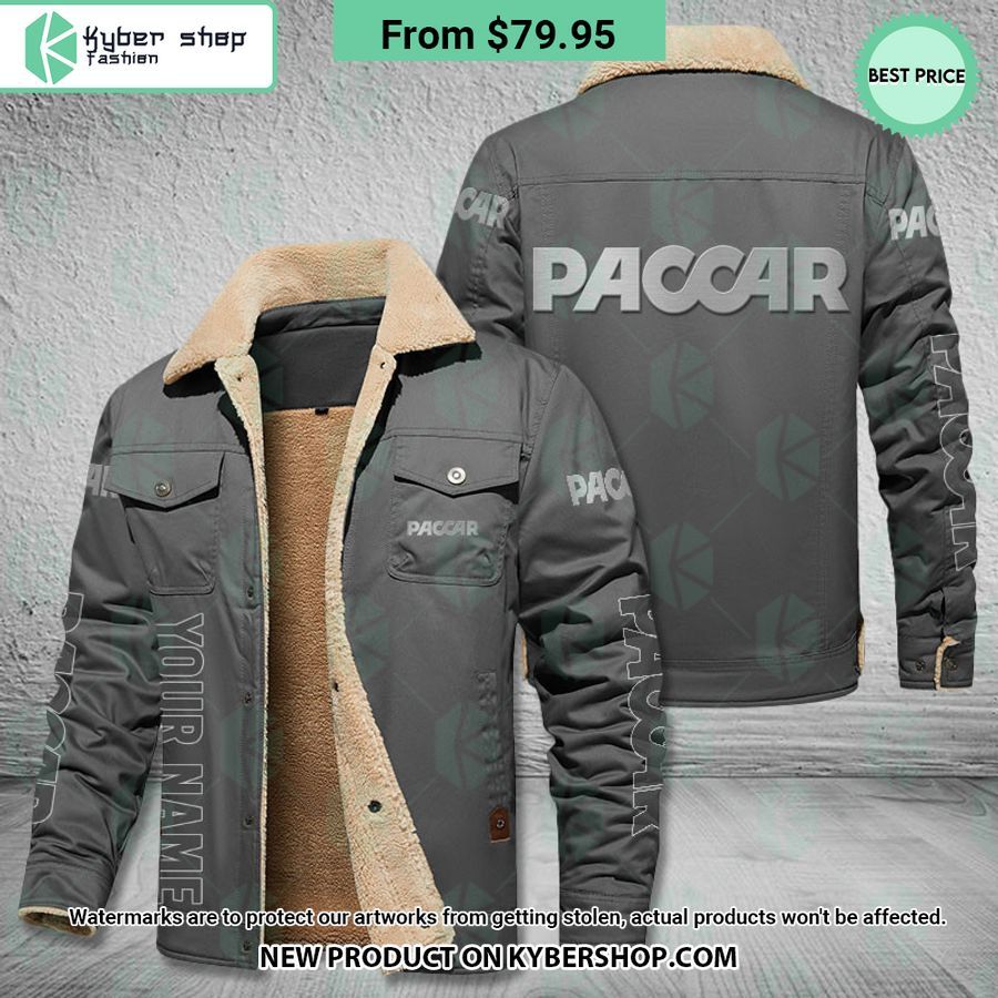 Paccar CUSTOM Fleece Leather Jacket