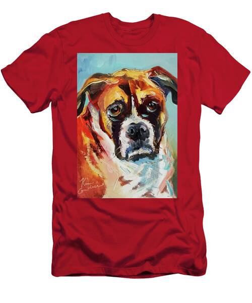 Painting Of A Boxer Breed Of Dog T-Shirt