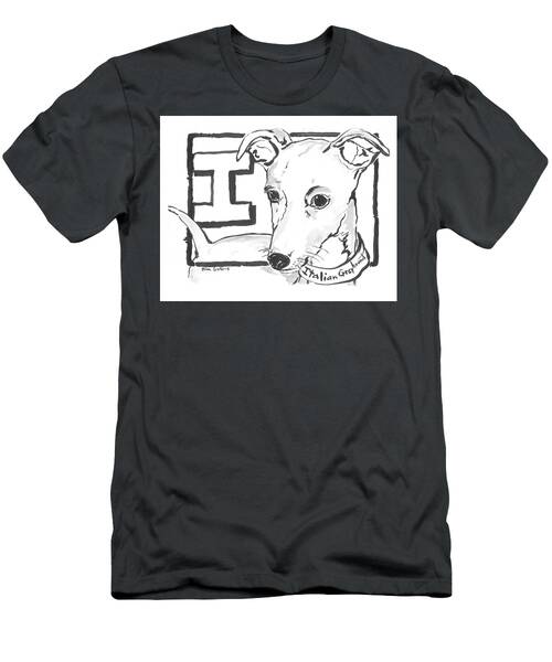 Painting Of Italian Greyhound Dog T-Shirt