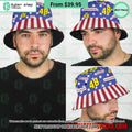 Parker Kligerman NASCAR Racing Independence Day Bucket Hat