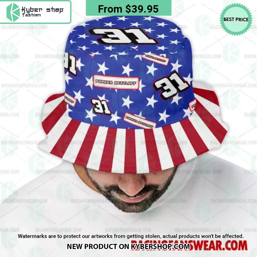 Parker Retzlaff NASCAR Racing Independence Day Bucket Hat