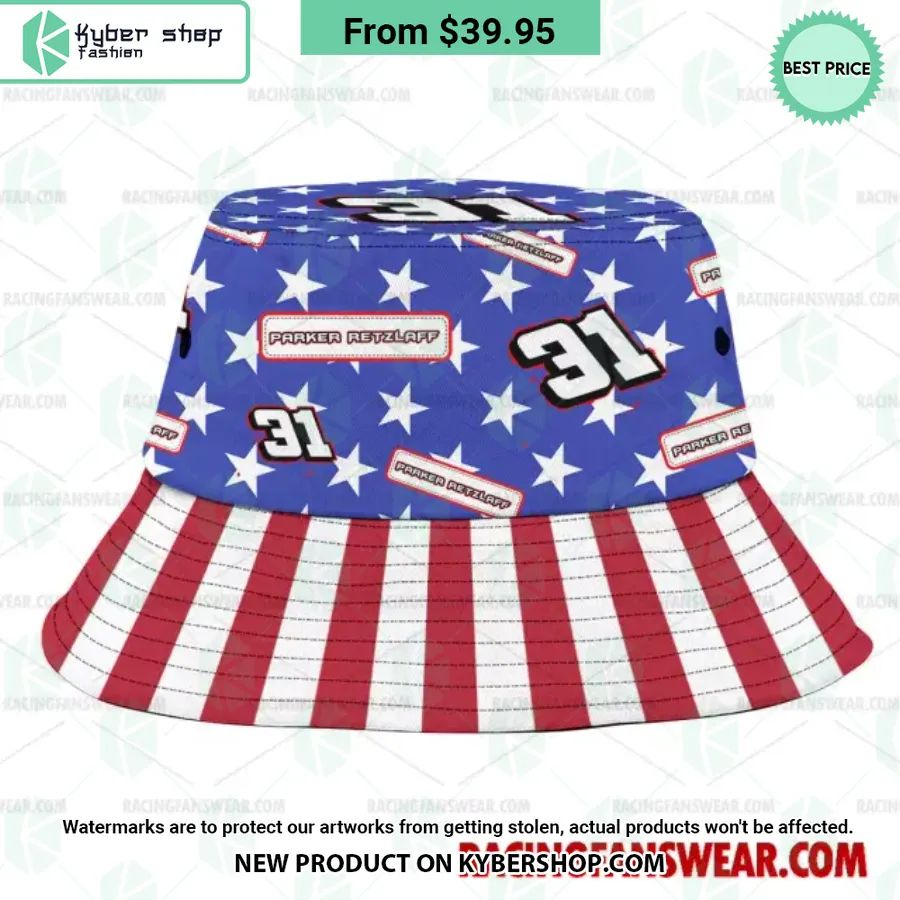 Parker Retzlaff NASCAR Racing Independence Day Bucket Hat