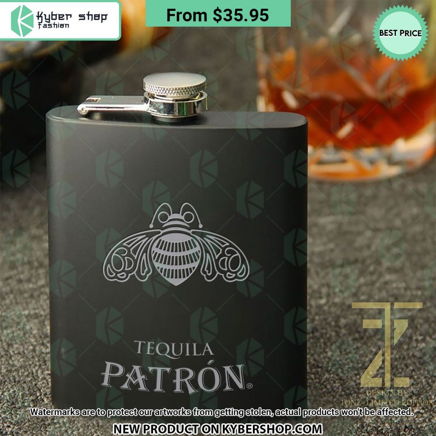 Patron Tequila Hip Flask