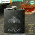 Patron Tequila Hip Flask