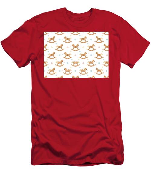 Pattern of Rocking Horses T-Shirt