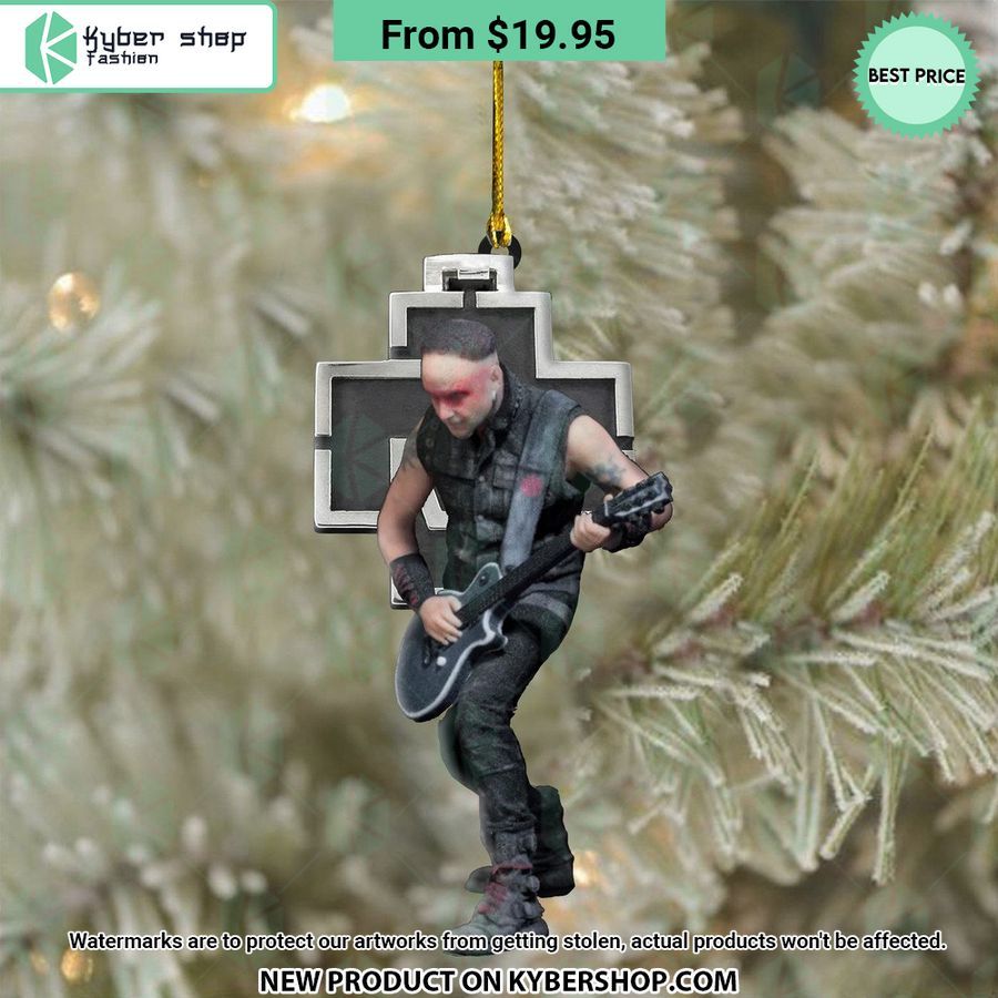 Paul Landers Rammstein Christmas Ornament