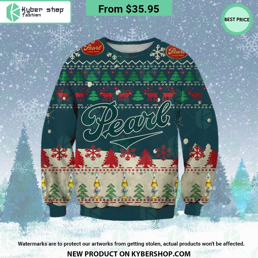 Pearl Beer Christmas Sweater