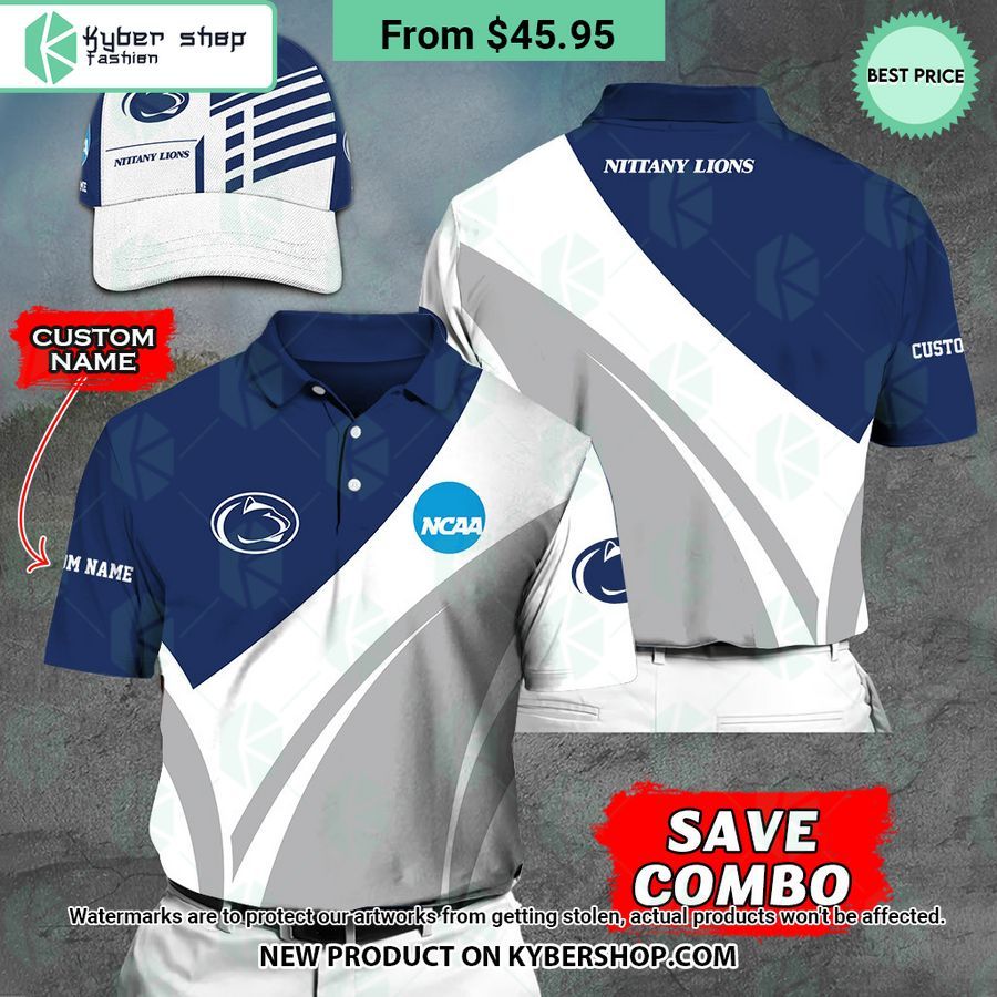 Penn State Nittany Lions CUSTOM Polo Shirt, Cap