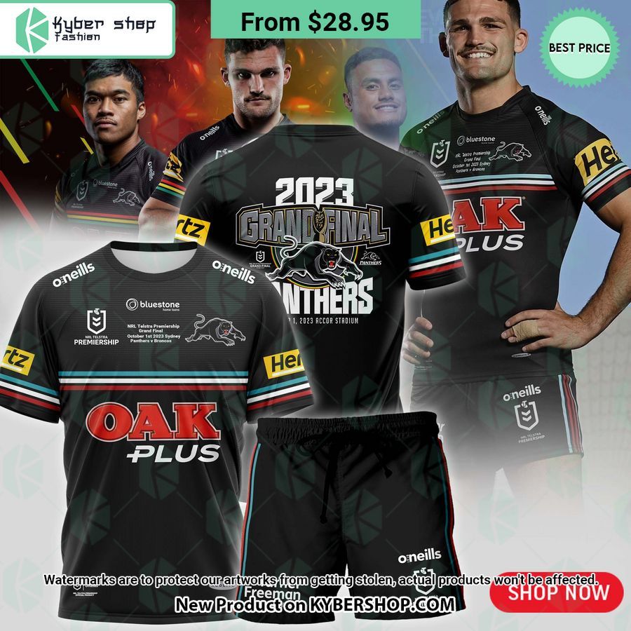 Penrith Panthers 2023 Grand Final t shirt and short