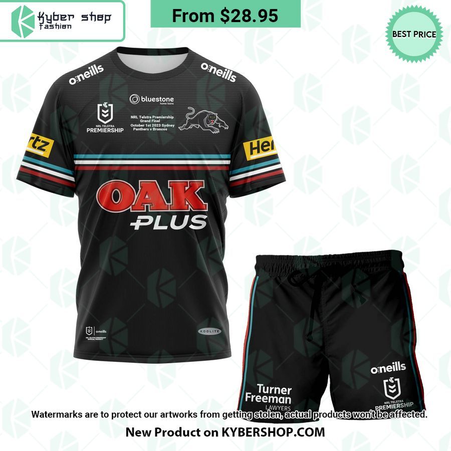 Penrith Panthers 2023 Grand Final t shirt and short