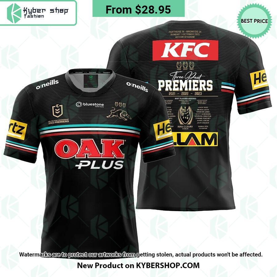 Penrith Panthers 3 Peats Premiers Shirt
