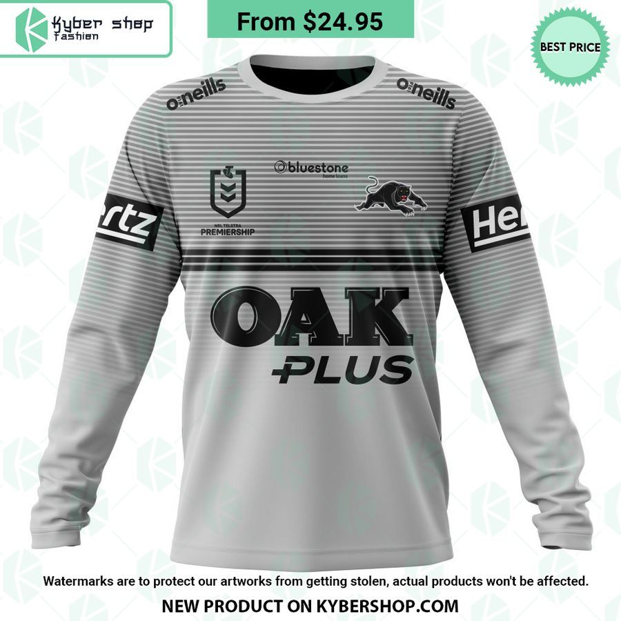 Penrith Panthers Black And White Design CUSTOM Hoodie