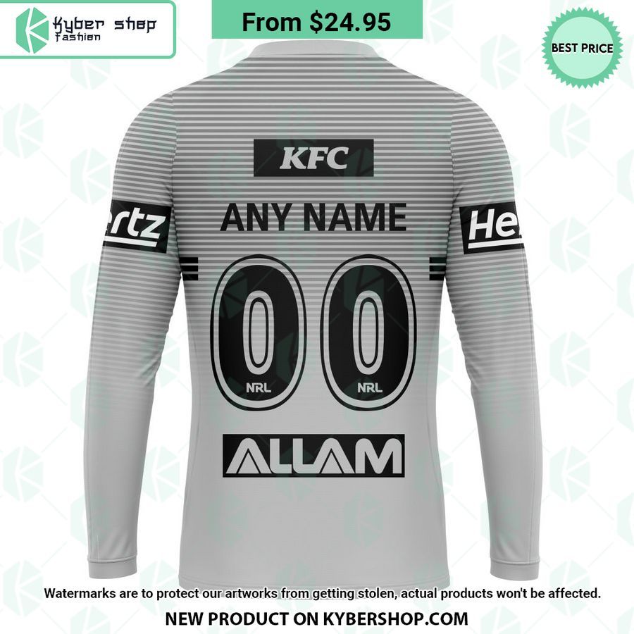 Penrith Panthers Black And White Design CUSTOM Hoodie