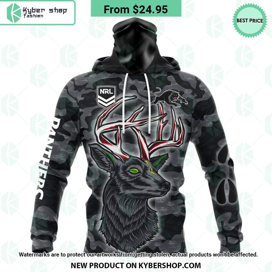 Penrith Panthers Camo Deer Hunting CUSTOM Hoodie