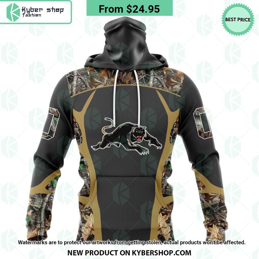 Penrith Panthers Camo Hunting Design CUSTOM Hoodie