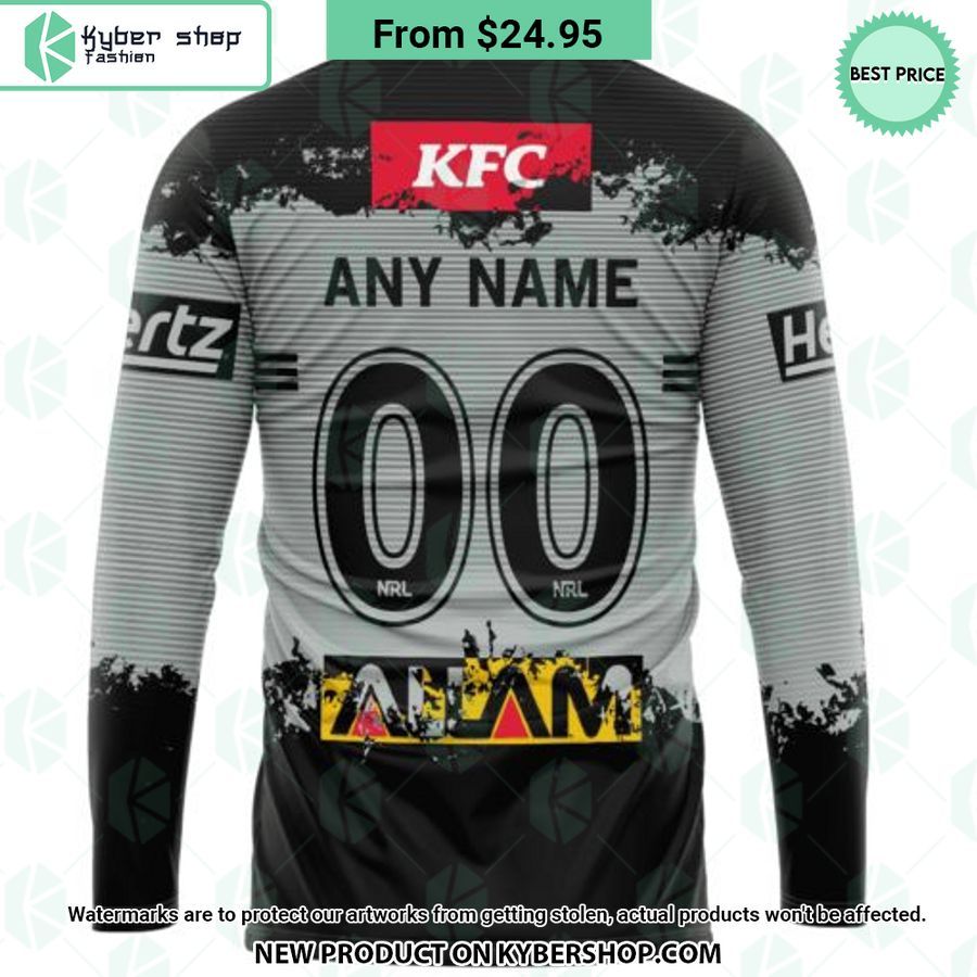 Penrith Panthers Faded Design CUSTOM Hoodie