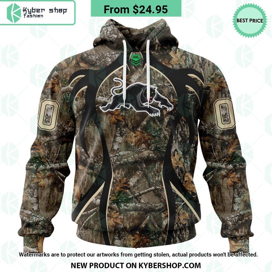 Penrith Panthers Hunting Camo CUSTOM Hoodie