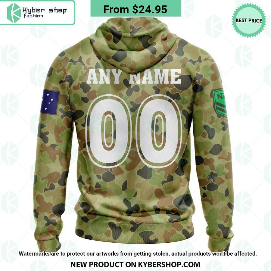 Penrith Panthers Military Camo Kits CUSTOM Hoodie
