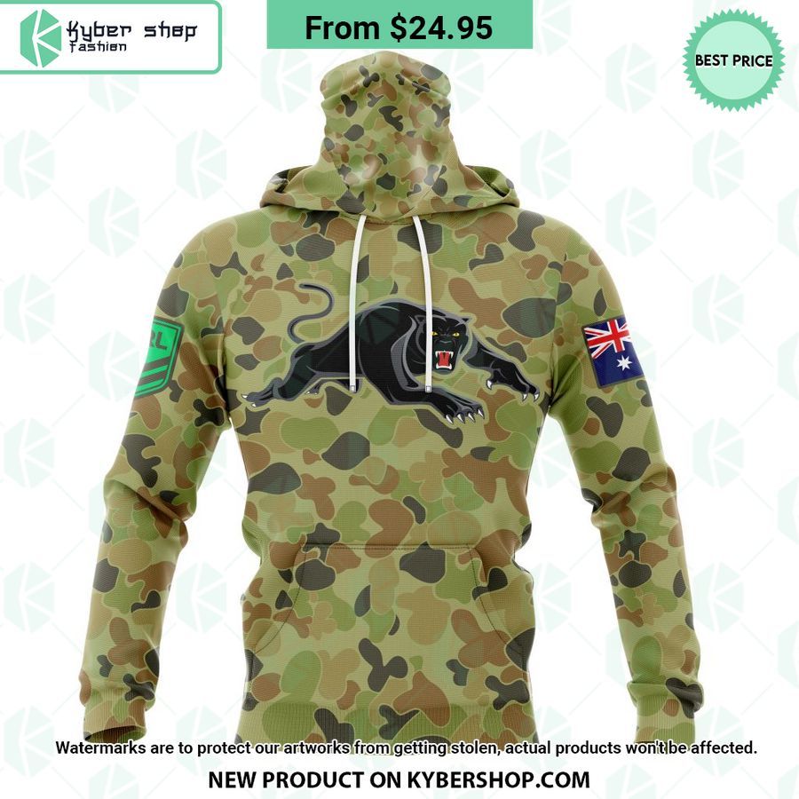 Penrith Panthers Military Camo Kits CUSTOM Hoodie