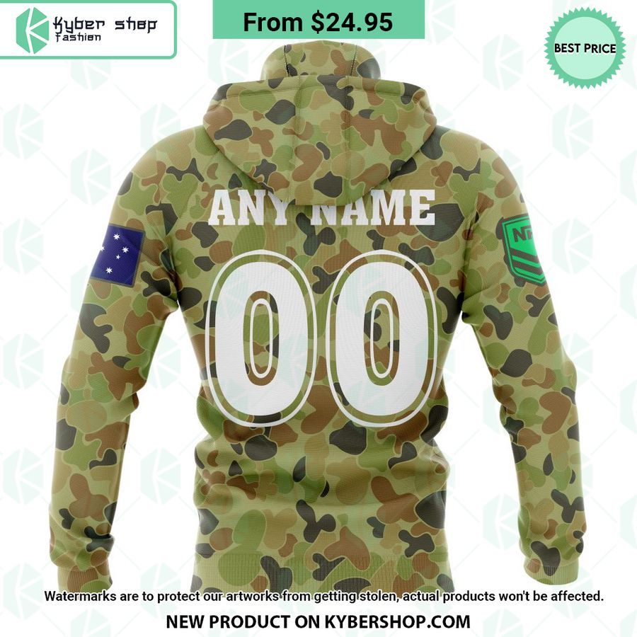 Penrith Panthers Military Camo Kits CUSTOM Hoodie