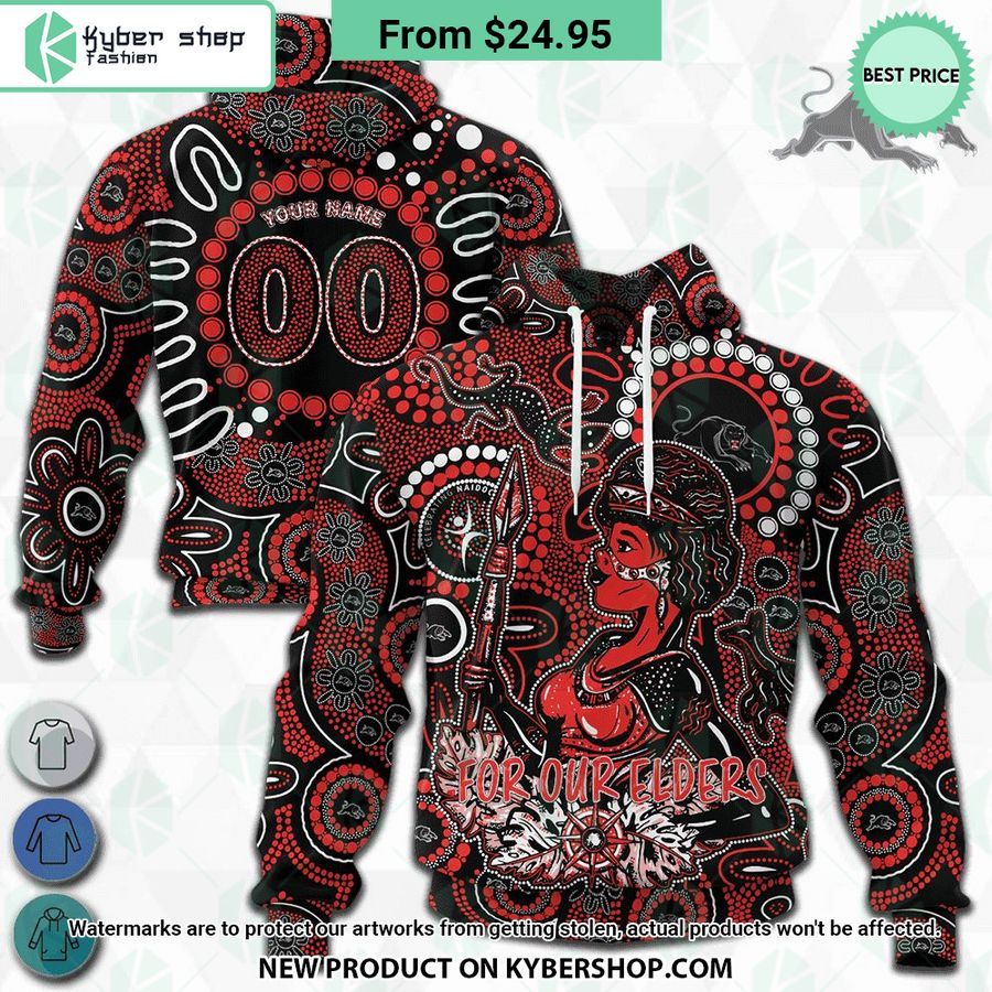 Penrith Panthers NAIDOC Week Woman Design CUSTOM Hoodie