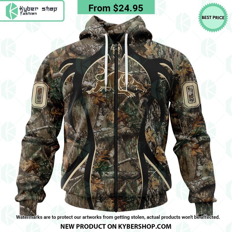 Penrith Panthers NRL Hunting Camo CUSTOM Hoodie