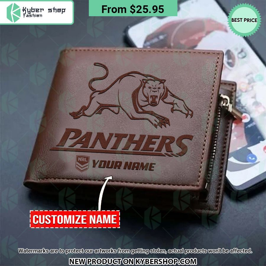 Penrith Panthers NRL Leather Wallet