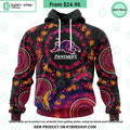 Penrith Panthers Pink Brea CUSTOM Hoodie