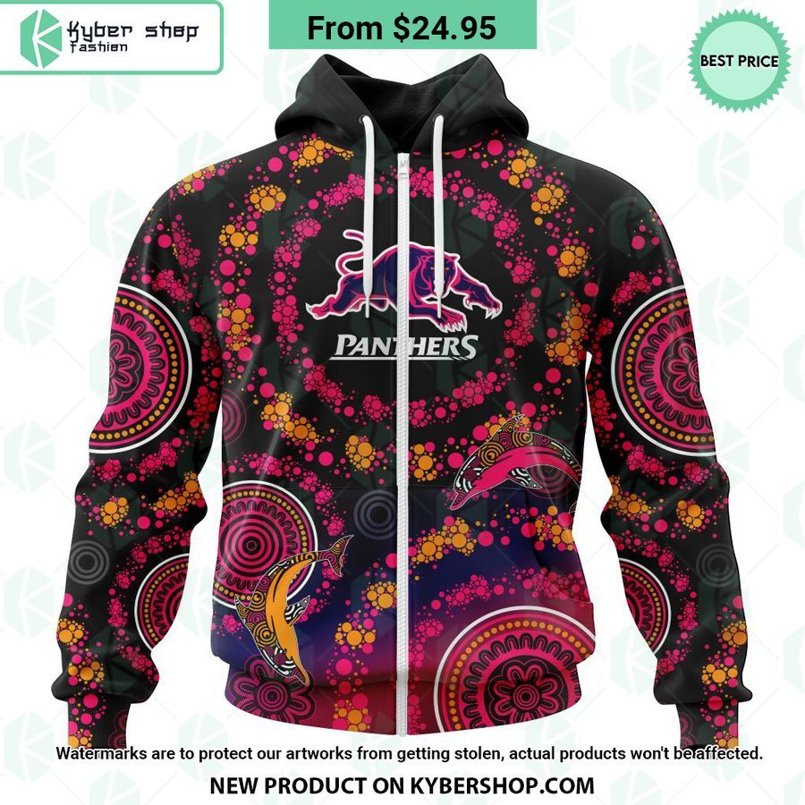 Penrith Panthers Pink Brea CUSTOM Hoodie