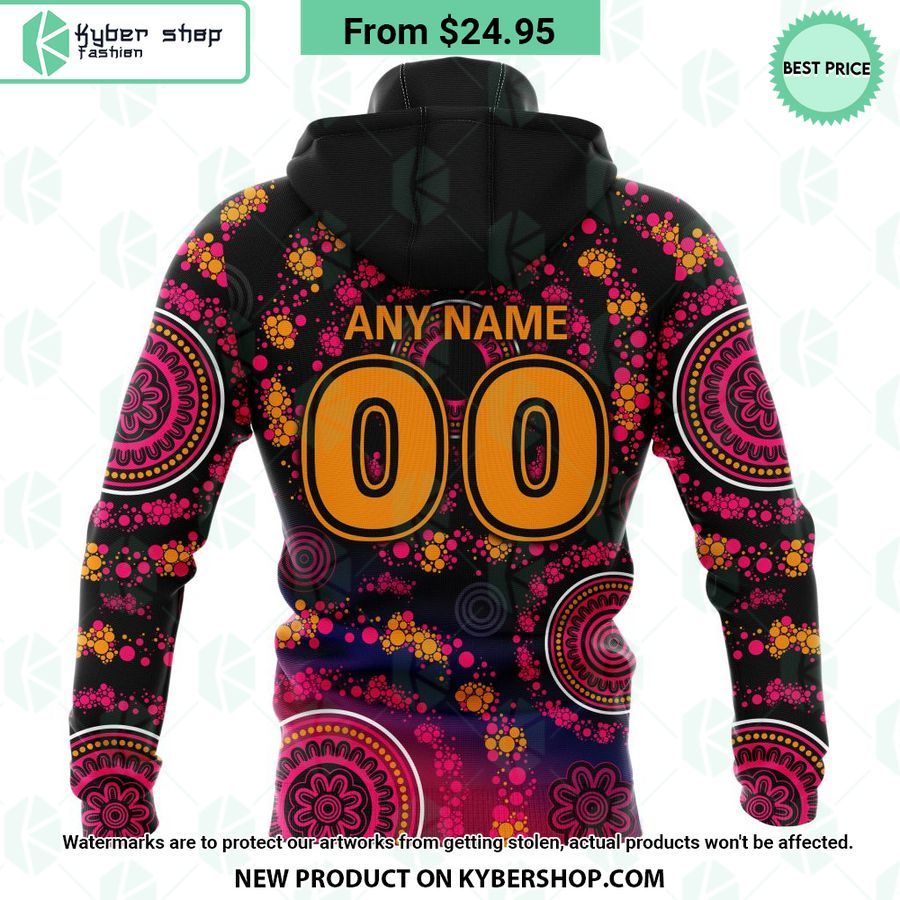 Penrith Panthers Pink Brea CUSTOM Hoodie