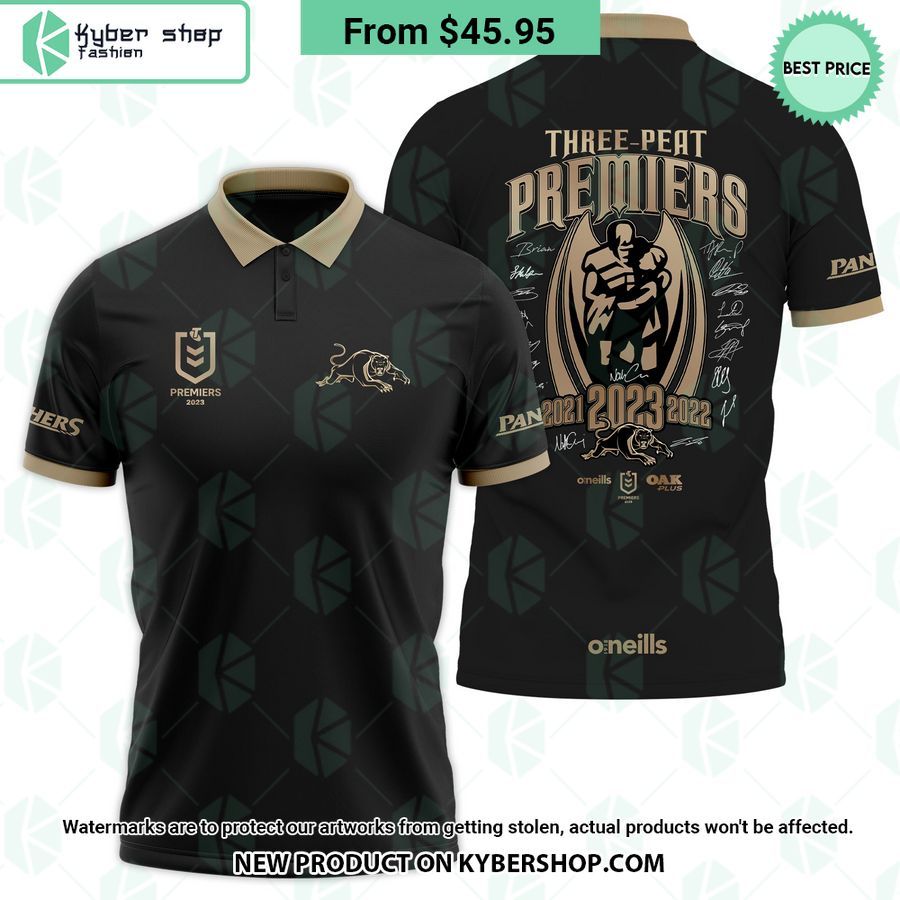 Penrith Panthers Three Peat Premiers Polo Shirt