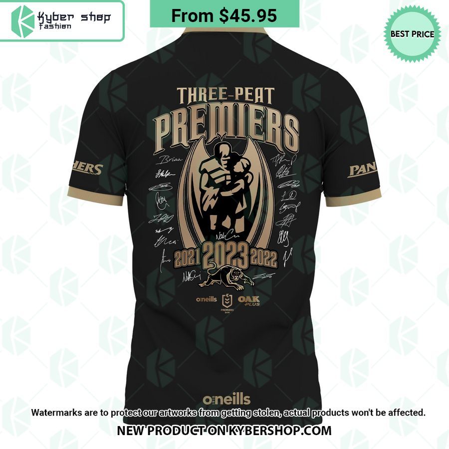 Penrith Panthers Three Peat Premiers Polo Shirt