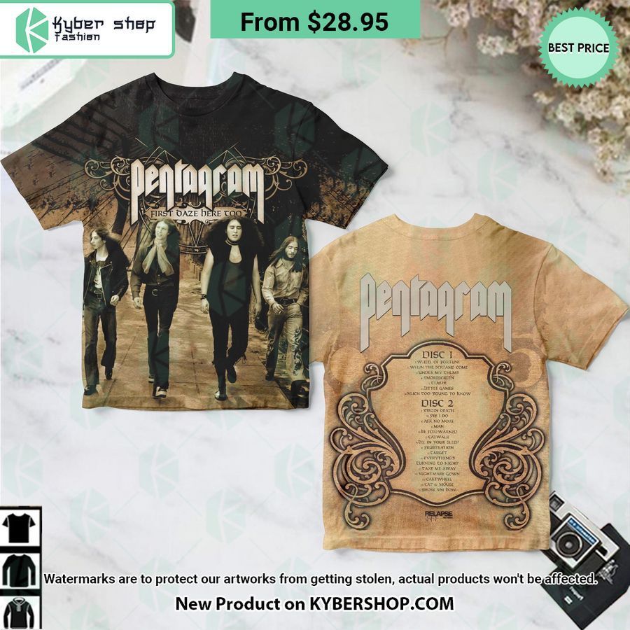 Pentagram First Daze Here Album Shirt