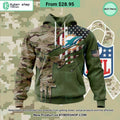 Personalized Miami Dolphins Veterans Day Camo Design Hoodie