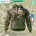 Personalized Minnesota Vikings Veterans Day Camo Design Hoodie