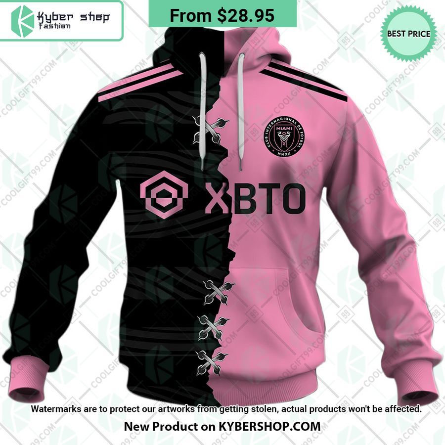 Personalized MLS Inter Miami Mix Jersey Style Hoodie