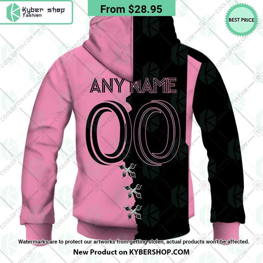 Personalized MLS Inter Miami Mix Jersey Style Hoodie