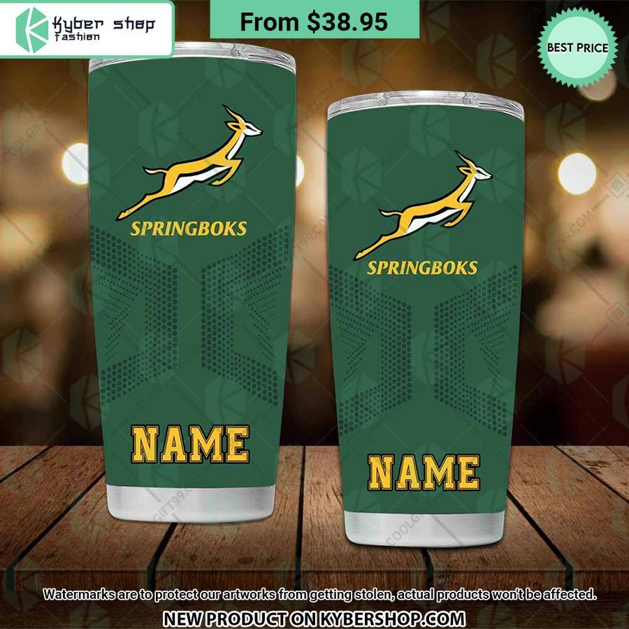 Personalized South Africa Springboks Tumbler
