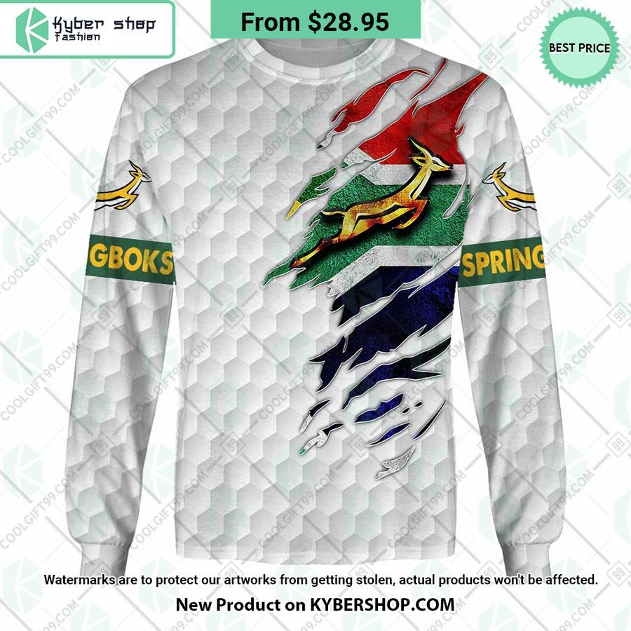 Personalized Springboks South Africa Golf Style Hoodie