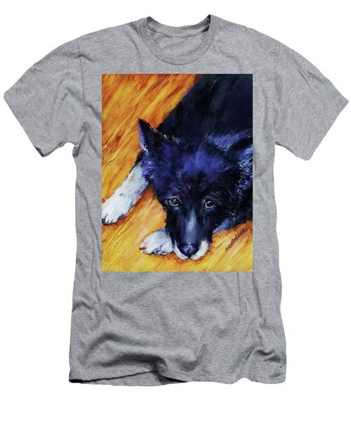Pet Portrait Border Collie T-Shirt