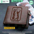 PGA Tour CUSTOM Leather Wallet