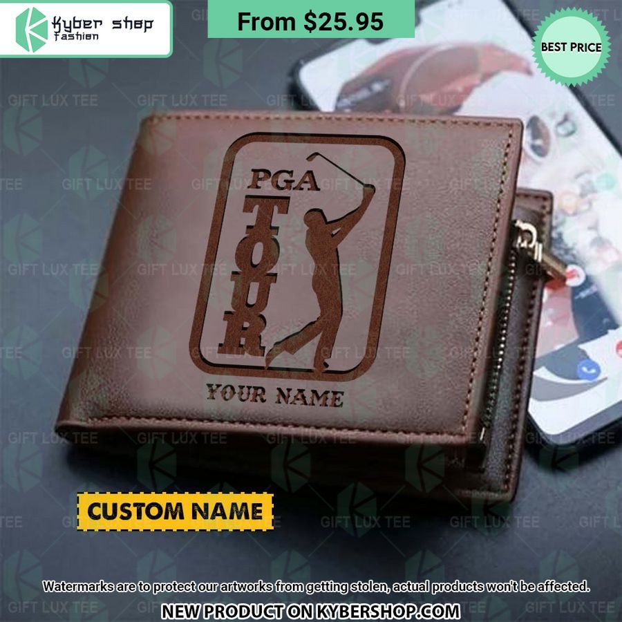 PGA Tour CUSTOM Leather Wallet