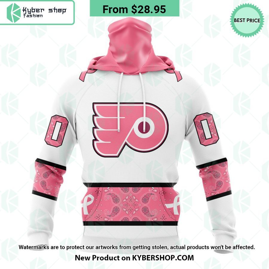 Philadelphia Flyers In October We Wear Pink Breast Cancer Hoodie