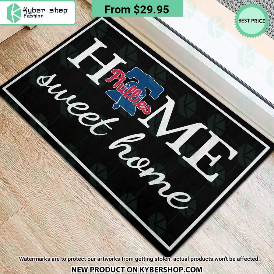 Philadelphia Phillies Home Sweet Home Doormat