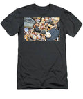 Pile Of Spiral And Other Seashells On Rocks T-Shirt